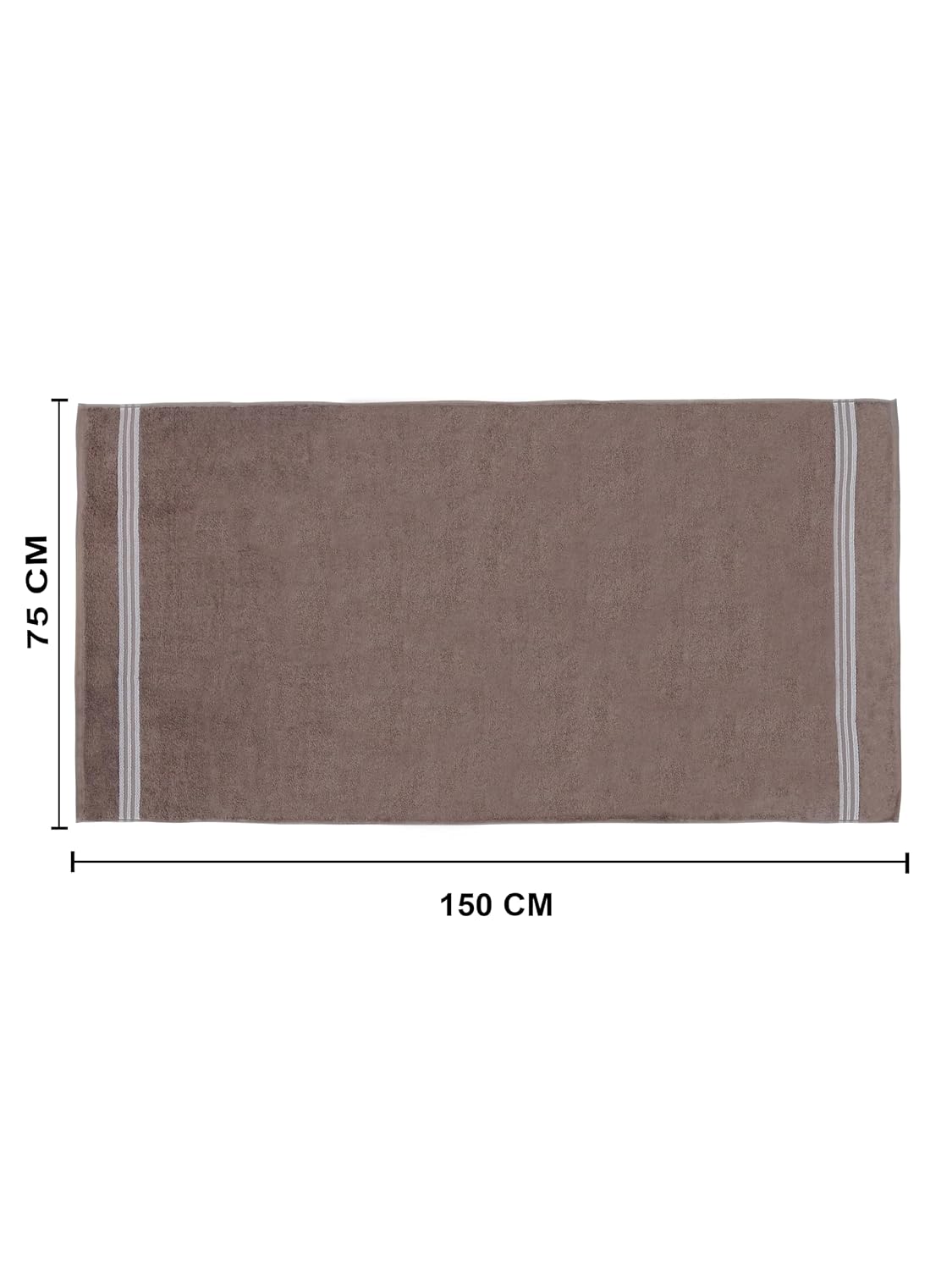 SPACES Everyday Essentials Swift Flow 100% Cotton Bath Towel (500 GSM | 75 x 150 cm)