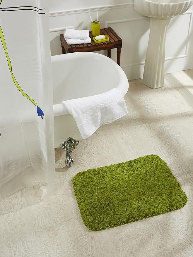 Obsessions Diana Super Soft Anti-Skid Bath Mat & Runner (Multiple Sizes & Colors Available)