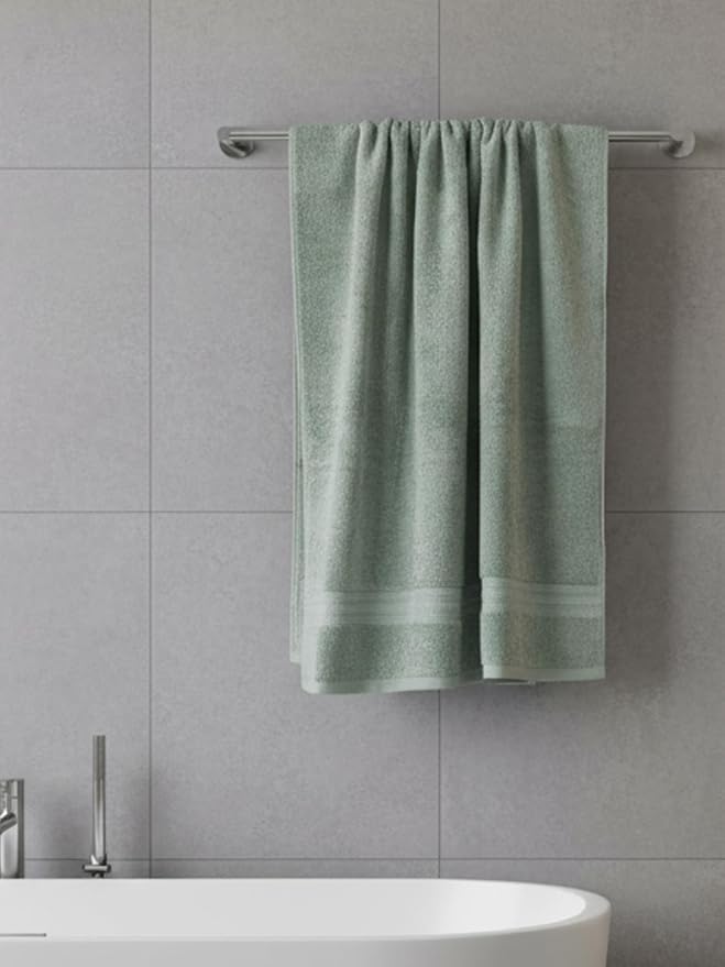 SPACES Everyday Essentials Swift Flow 100% Cotton Bath Towel (500 GSM | 75 x 150 cm)
