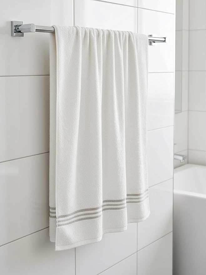 SPACES Everyday Essentials Swift Flow 100% Cotton Bath Towel (500 GSM | 75 x 150 cm)