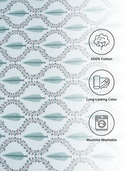 AtoZ Home Decor Royal Motif Reversible Cotton Single Dohar (147 x 220 CM)
