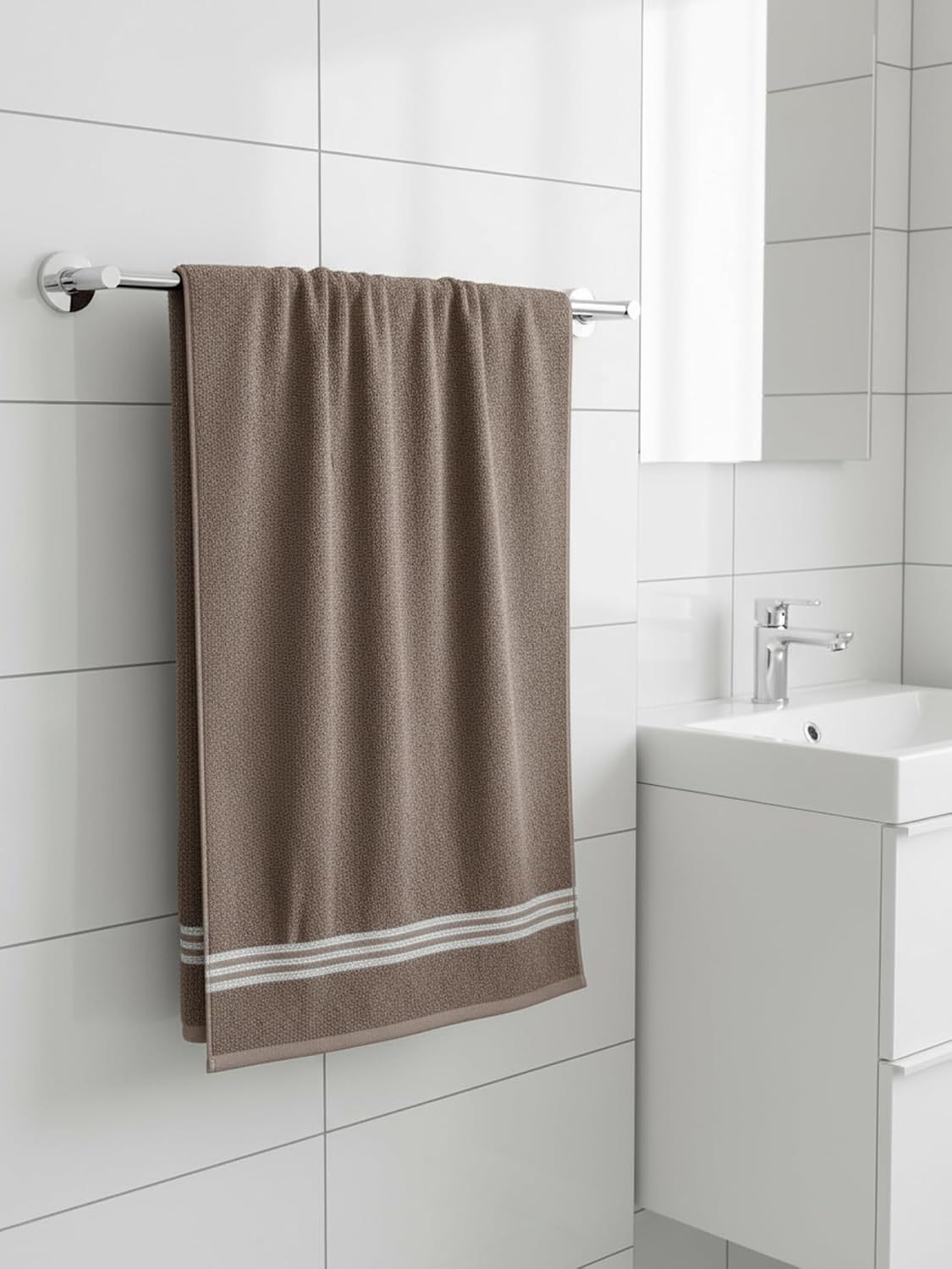 SPACES Everyday Essentials Swift Flow 100% Cotton Bath Towel (500 GSM | 75 x 150 cm)