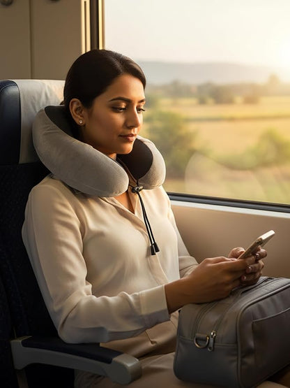 AtoZ Home Decor Memory Foam Travel Neck Support Pillow