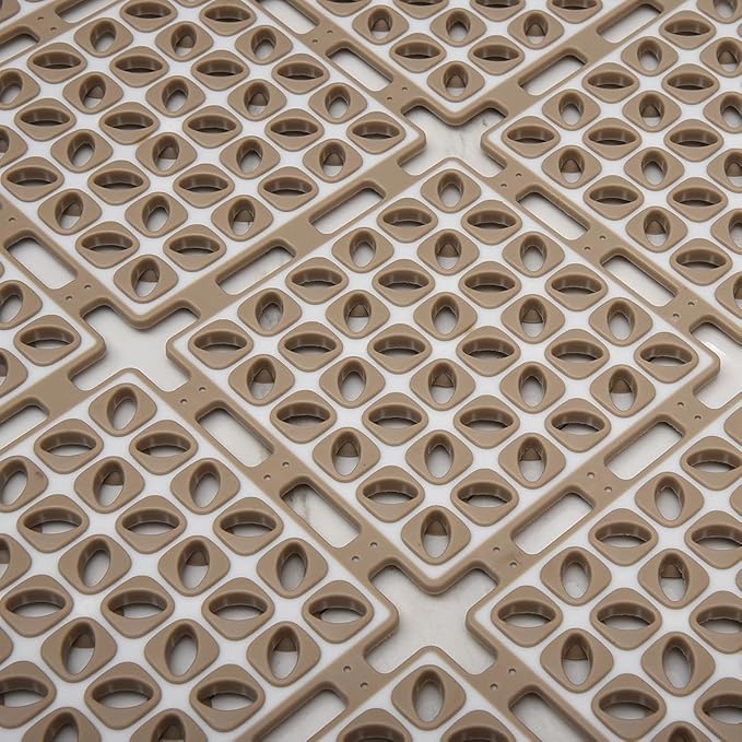 Atoz Home Decor Foldable Anti-Slip Rubber Shower Mat (40 x 66 cm)