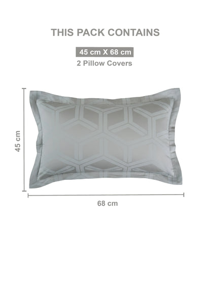 Soft Feel, Modern Geometric King Bed Sheet Set – 100% Cotton (300 TC)