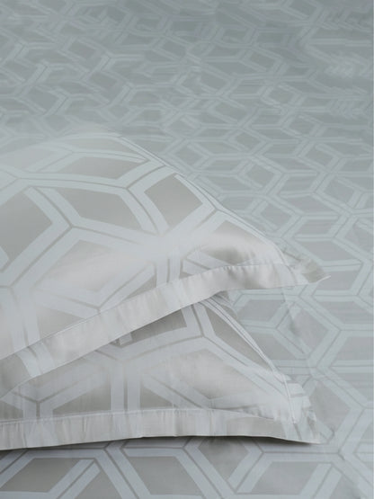 Soft Feel, Modern Geometric King Bed Sheet Set – 100% Cotton (300 TC)