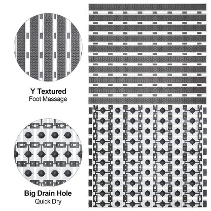 Non Slip Shower Mat to use in Shower and Bath Tub | Size -27x16 inches