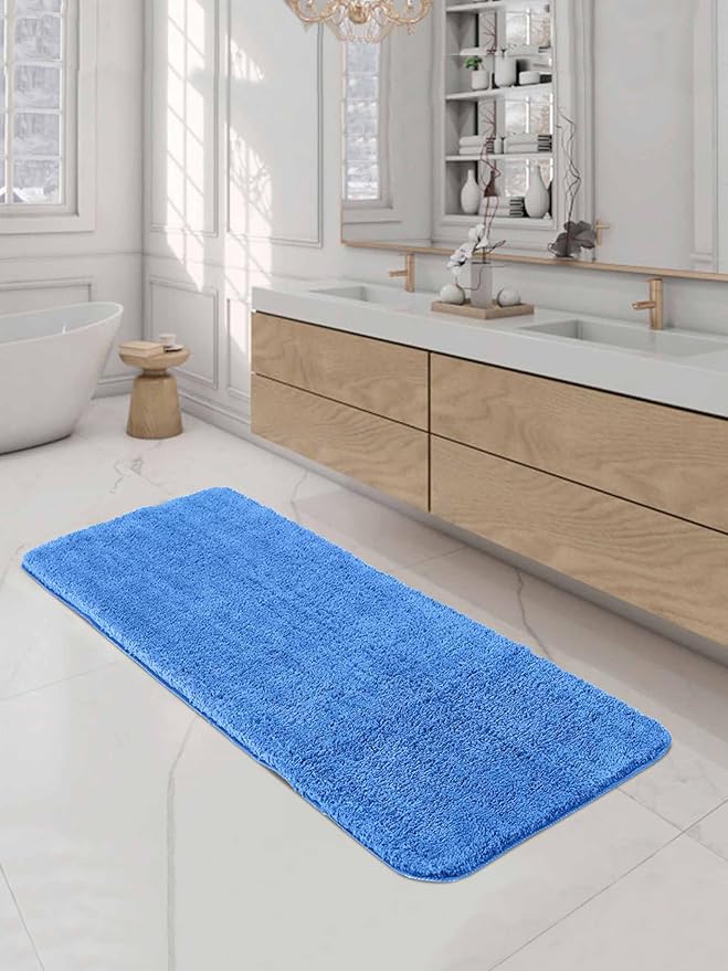 Obsessions Diana Super Soft Anti-Skid Bath Mat & Runner (Multiple Sizes & Colors Available)