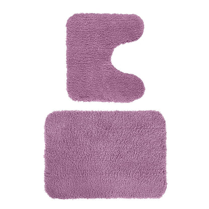 Super Absorbent Anti-Skid Soft Bath Mat & Contour Set | Set Of 2