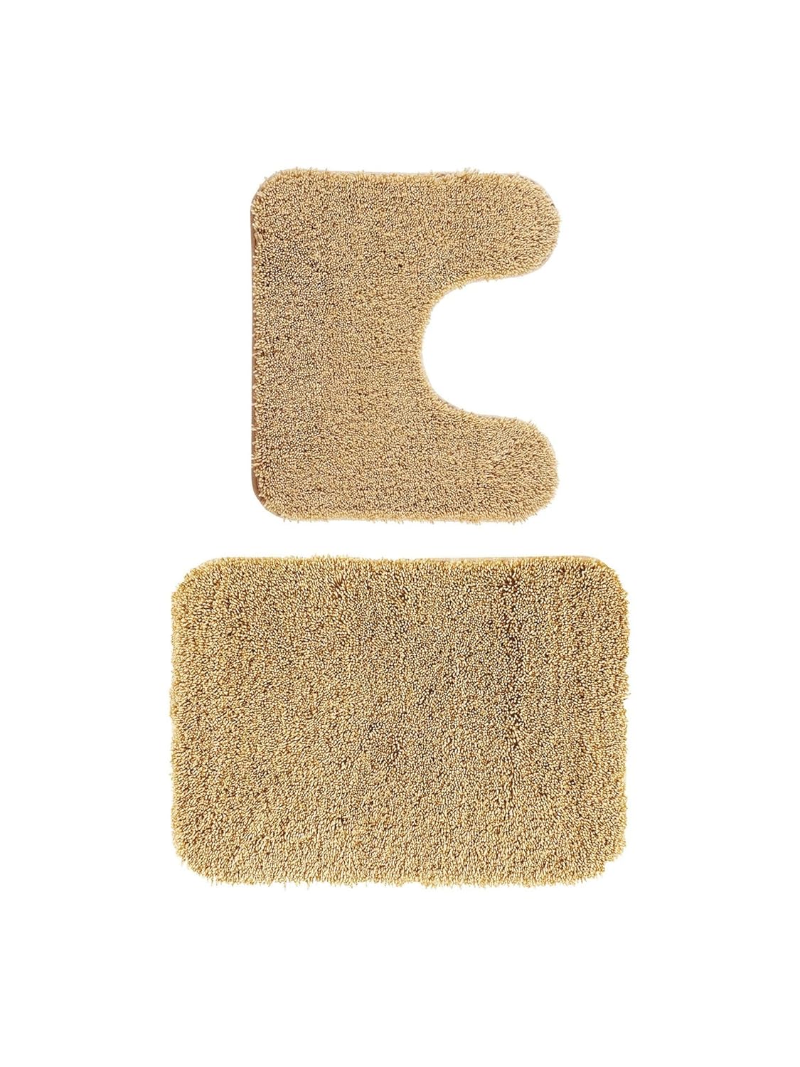 Super Absorbent Anti-Skid Soft Bath Mat & Contour Set | Set Of 2