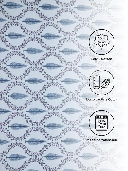 AtoZ Home Decor Royal Motif Reversible Cotton Single Dohar (147 x 220 CM)