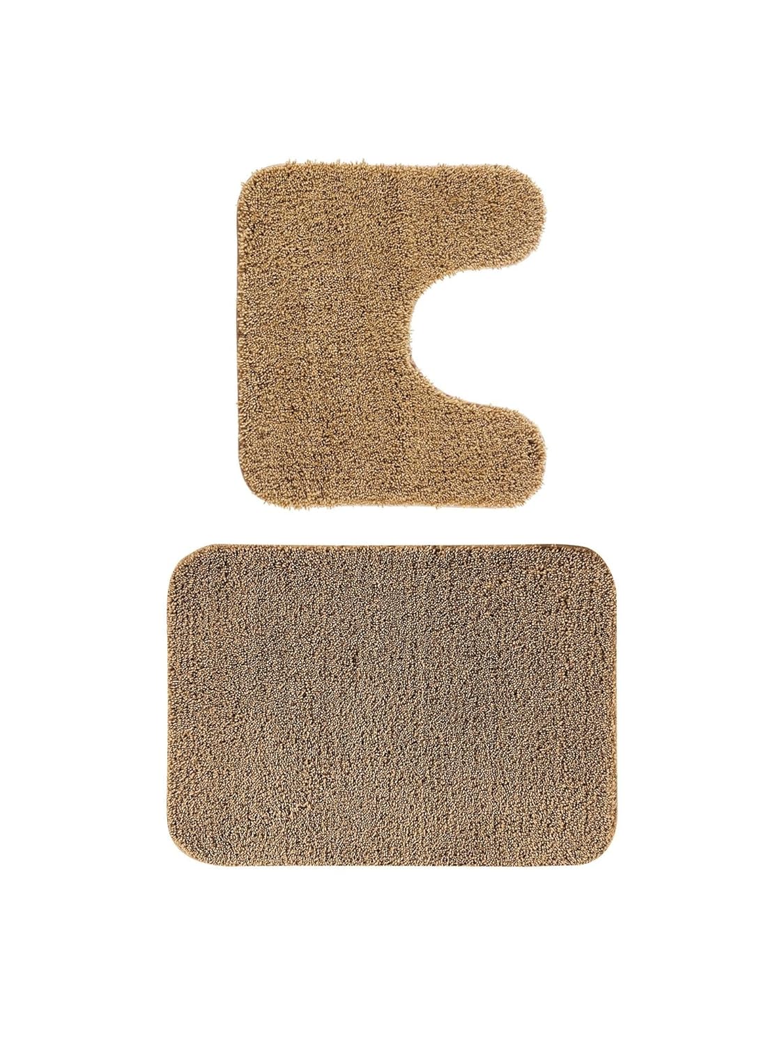 Super Absorbent Anti-Skid Soft Bath Mat & Contour Set | Set Of 2