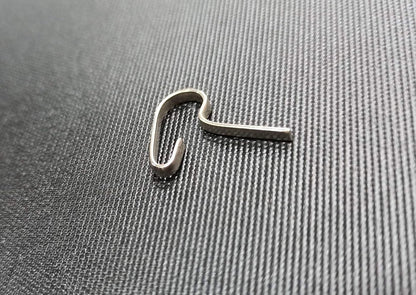 Metal Curtain Channel Hooks (Set of 24) – Durable, Rust-Resistant