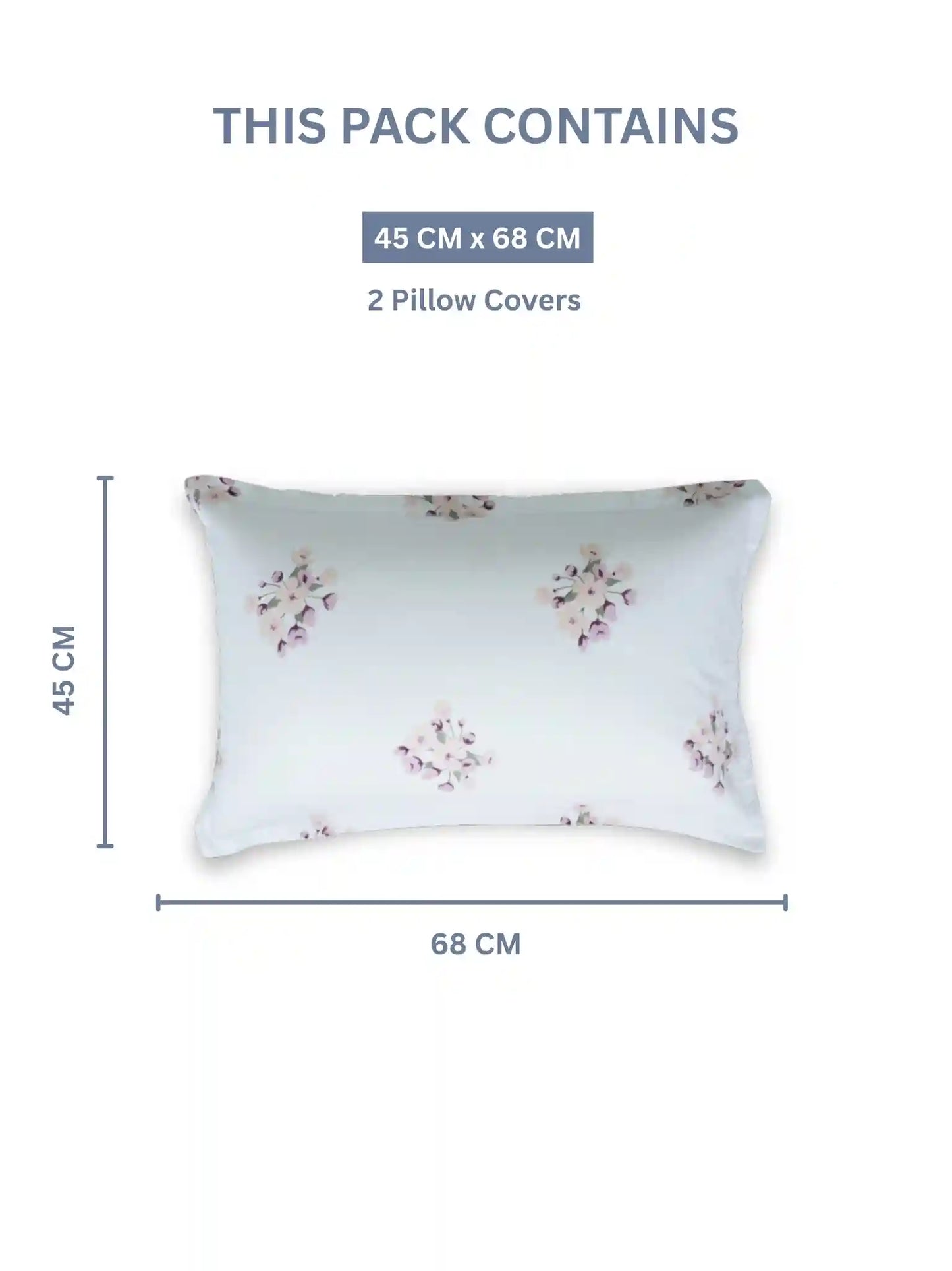Atoz Home Decor Selfie King 100% Cotton King Size Bedsheet Set (210 TC)