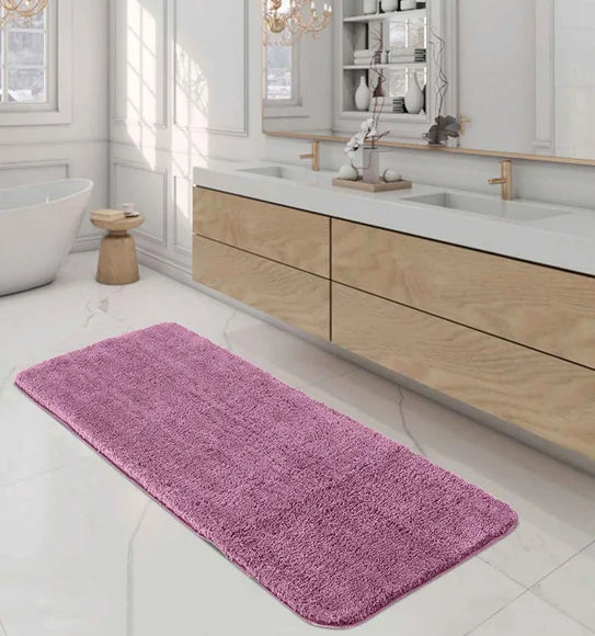 Obsessions Diana Super Soft Anti-Skid Bath Mat & Runner (Multiple Sizes & Colors Available)
