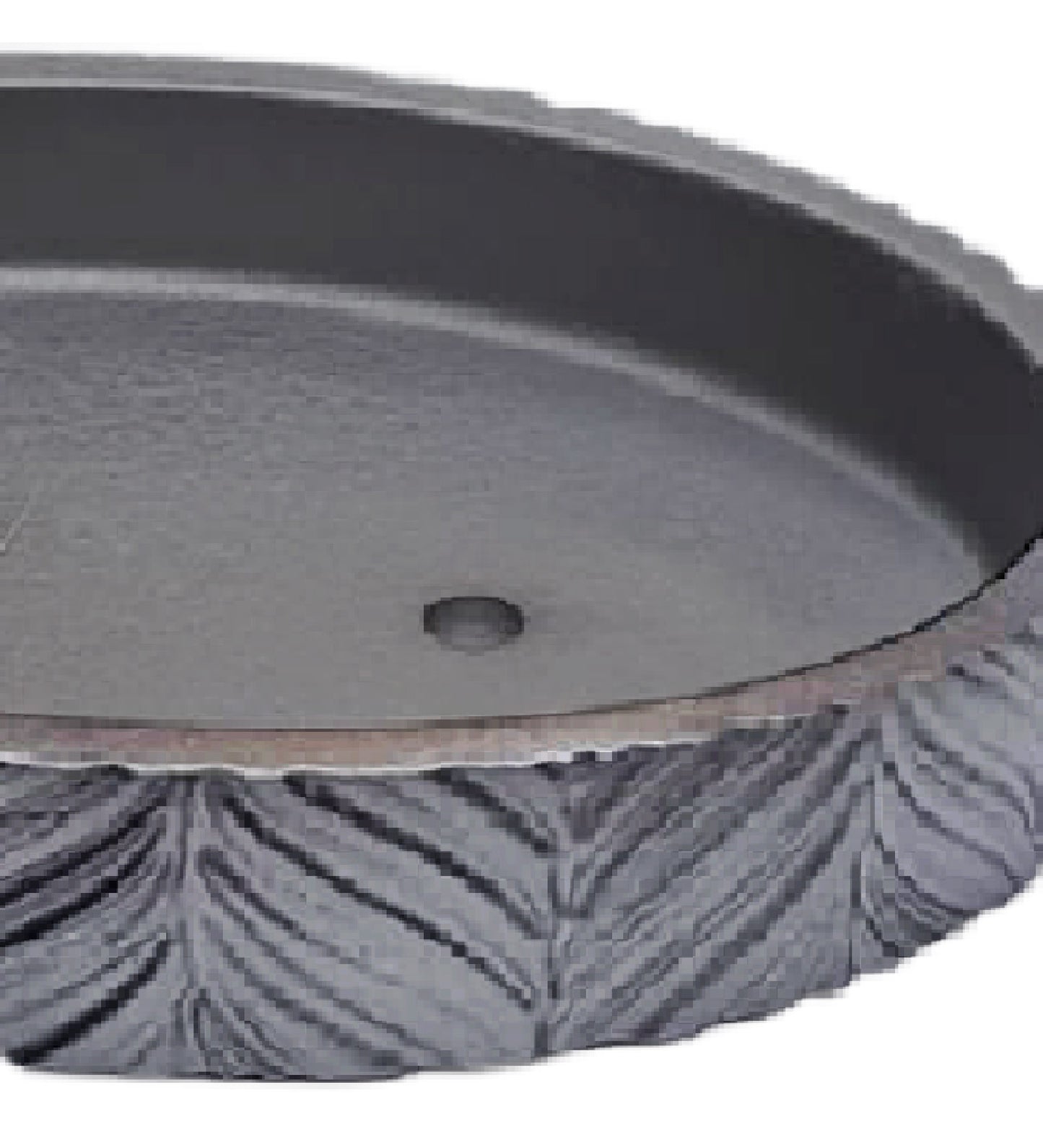 Charcoal Leaf Luxe Resin Soap Dish – Elegant & Textured Design