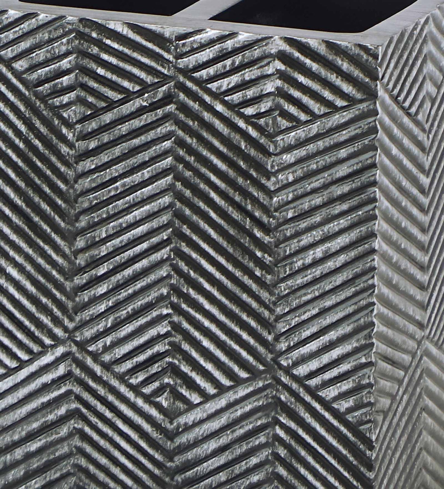 Slate Patterned Resin Toothbrush Organizer