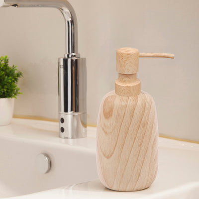 Shop premium WoodAura Soap Dispenser – Elegant & Functional Bathroom Accessory at AtoZ Home Decor