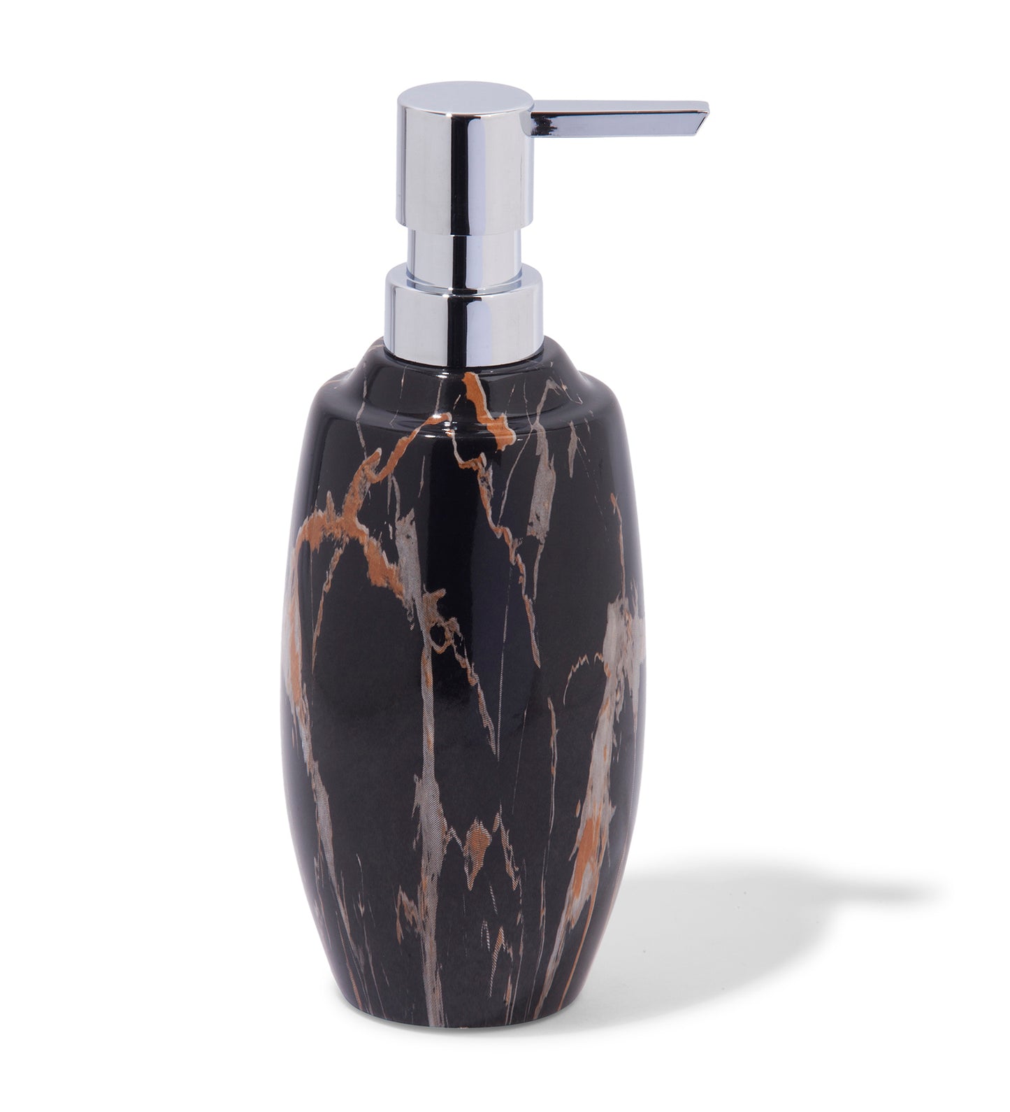 Timeless Soap Dispenser–Chocolate Polyresin Elegance