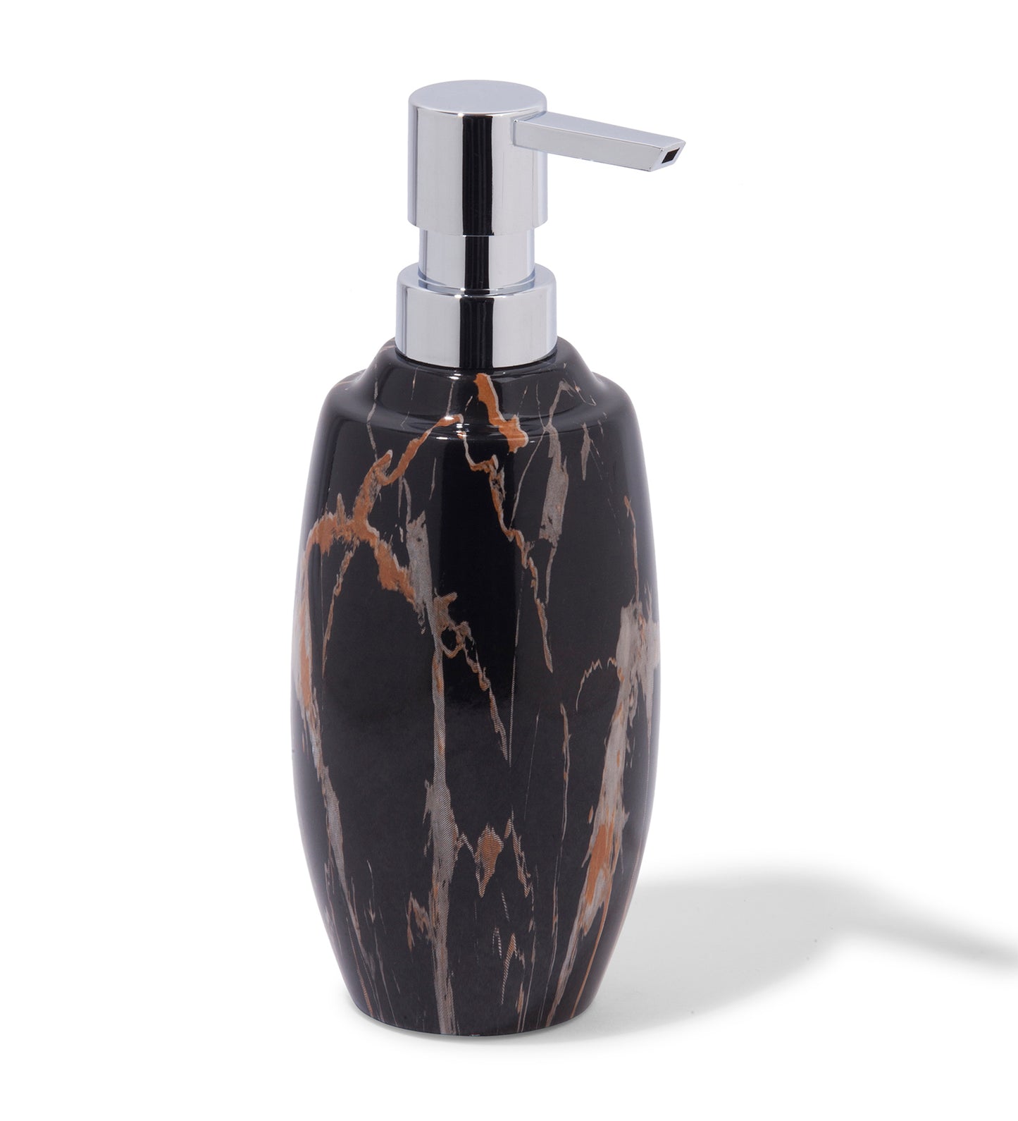 Timeless Soap Dispenser–Chocolate Polyresin Elegance