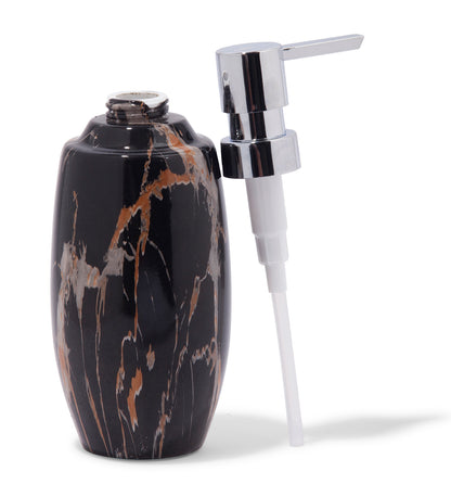 Timeless Soap Dispenser–Chocolate Polyresin Elegance