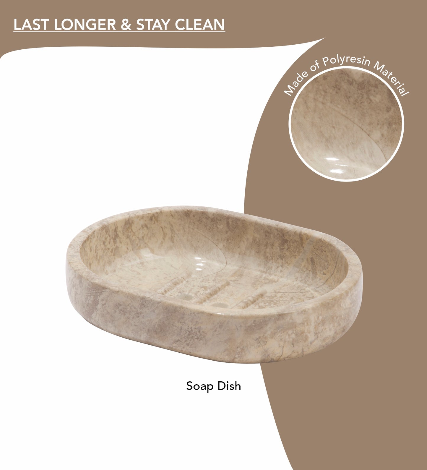 Gentle Bathroom Set of 4 – Elegant Resin Bathroom Accessories