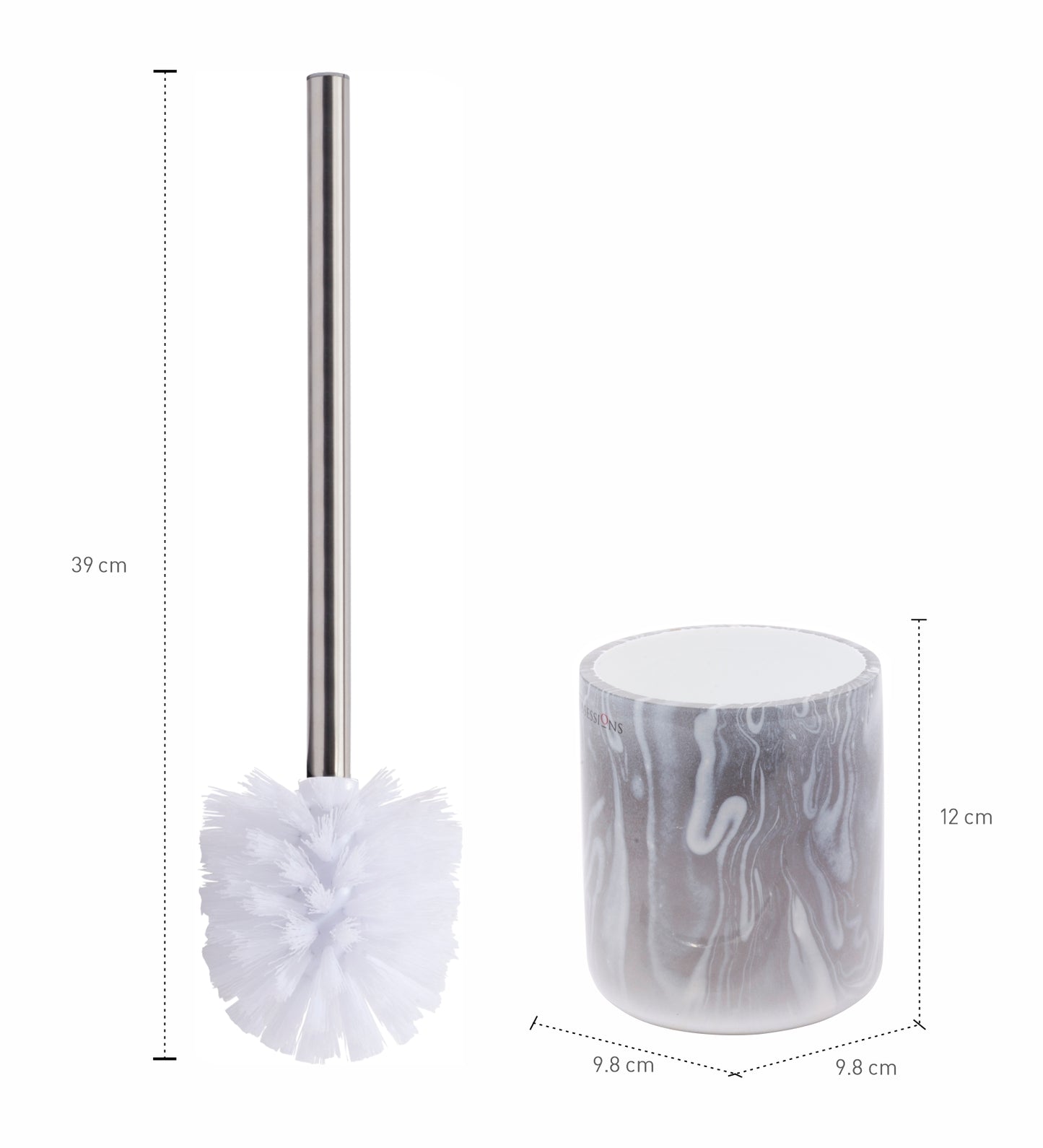 Black Toilet Brush Holder – Elegant & Functional Bathroom Accessory
