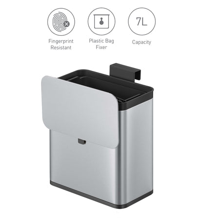 Refined Food Scrap Caddy with Hygienic Touch-Free Design – Elegant & Functional