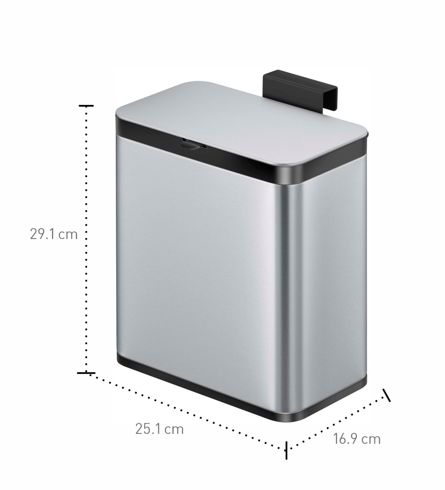 Refined Food Scrap Caddy with Hygienic Touch-Free Design – Elegant & Functional
