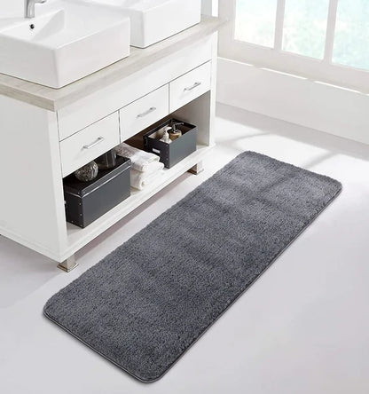 Obsessions Diana Super Soft Anti-Skid Bath Mat & Runner (Multiple Sizes & Colors Available)