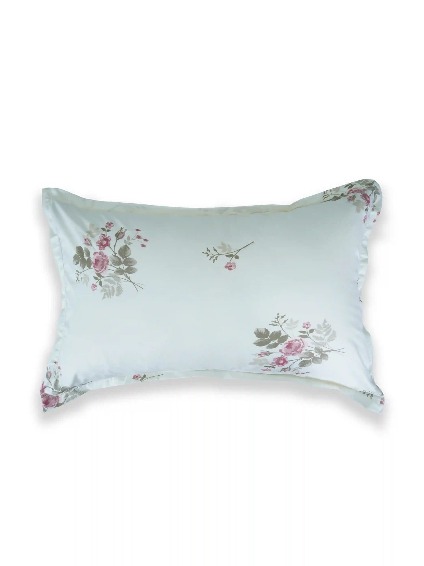 Soft Feel Pink Floral Vine Cotton Double Bedsheet Set