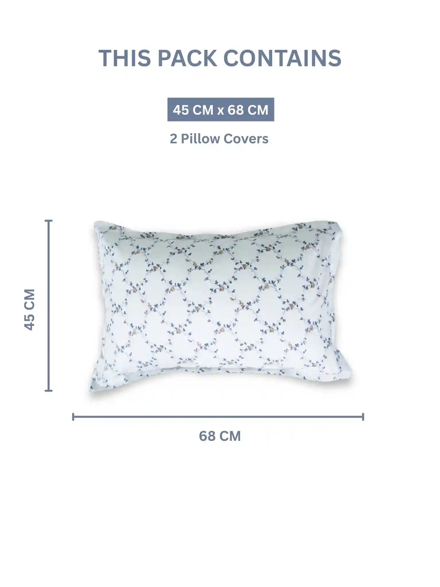 Atoz Home Decor Selfie King 100% Cotton King Size Bedsheet Set (210 TC)