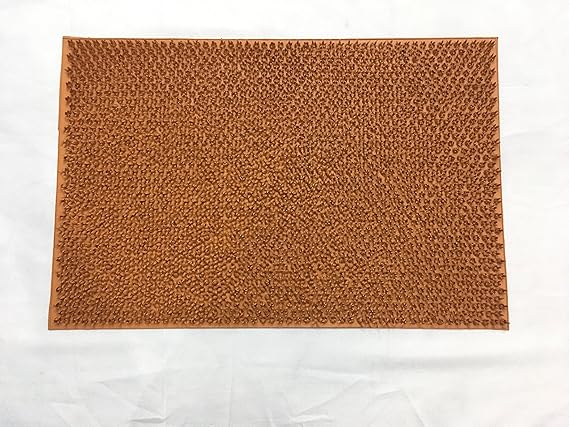 AtoZ Home Decor Soft Turf Spikes Rubber Doormat (60x40 cm)