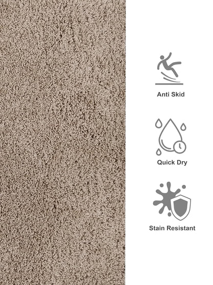 Ultra Soft Plush Bathroom Rug Bath Mat – 50 × 80 cm (100% Polyester)