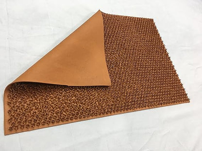 AtoZ Home Decor Soft Turf Spikes Rubber Doormat (60x40 cm)