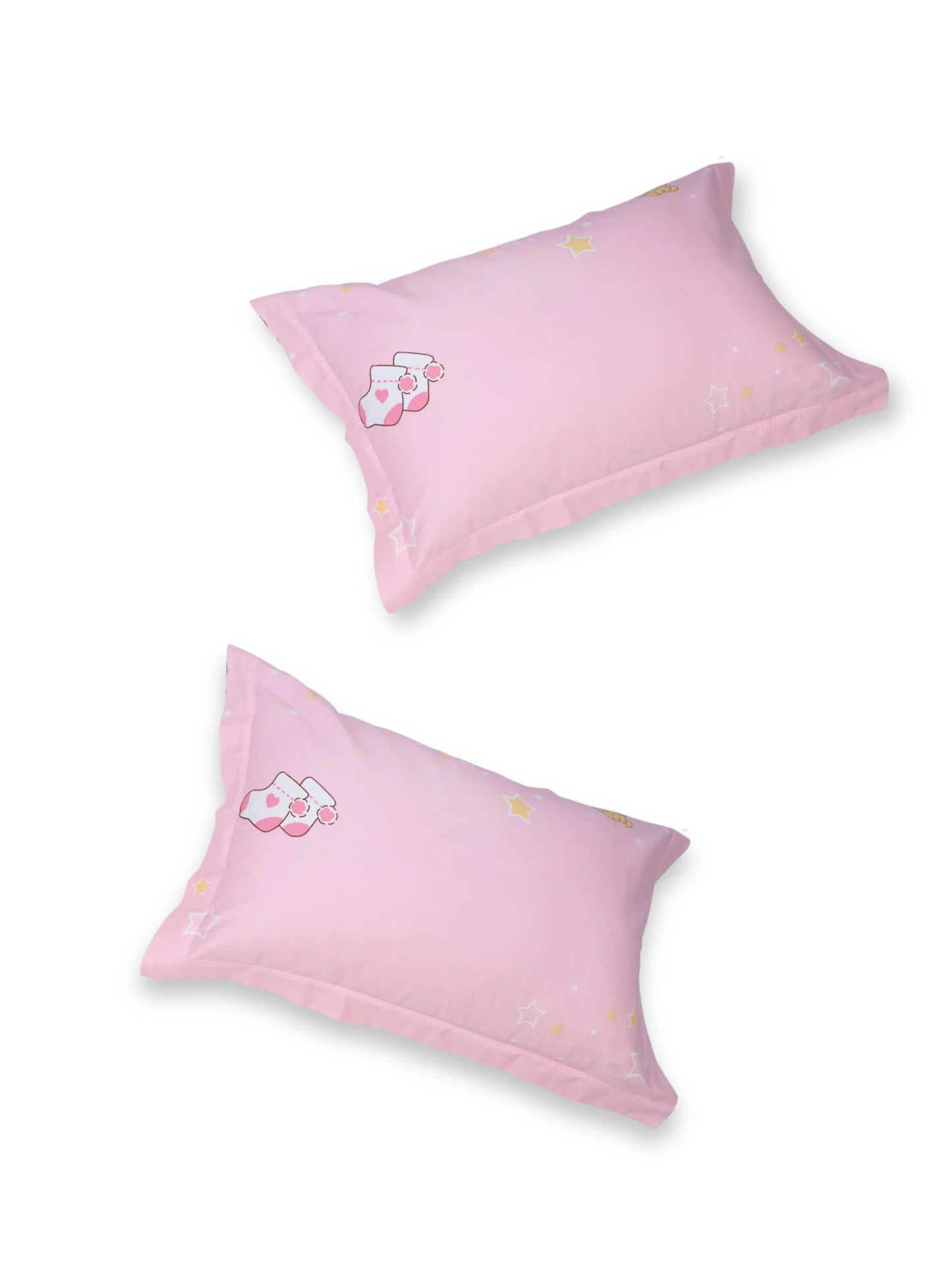 My Melody Pink & Purple Kids King Cotton Bedsheet Set
