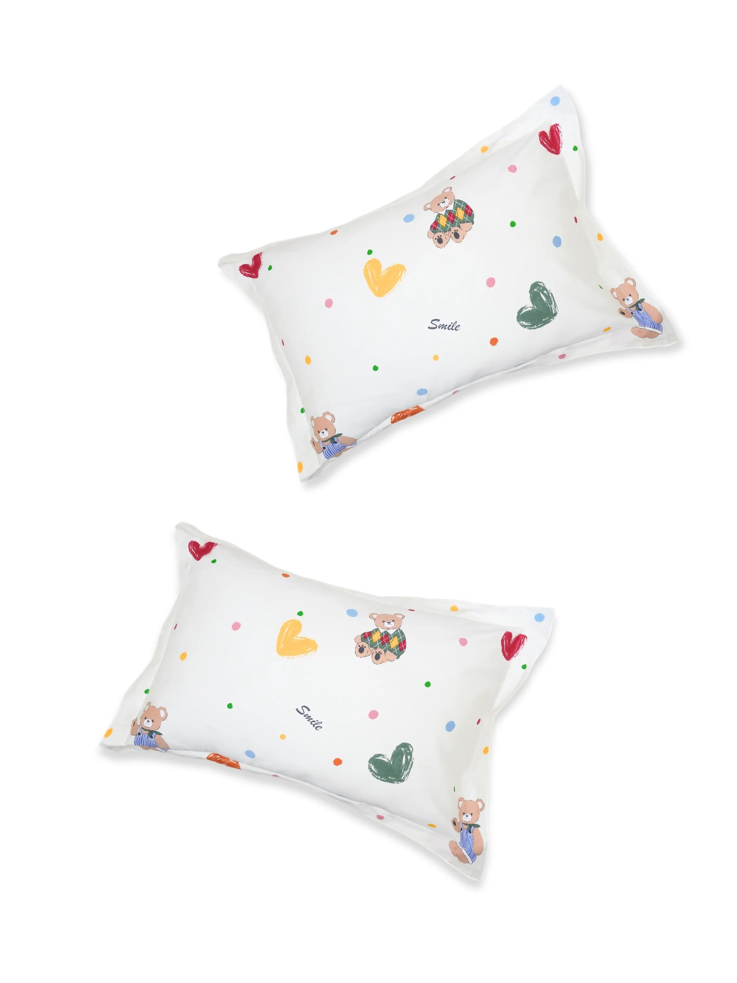 Playful Bear Graphics Kids 100% Cotton Bedsheet Set