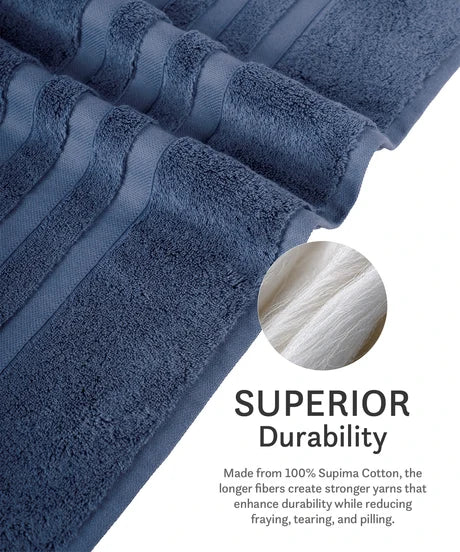 MyTRIDENT Luxe Home 100% Supima Cotton Bath Towel (600 GSM | 75 cm x 150 cm) – Ultra-Plush & Absorbent