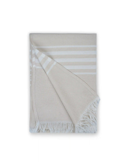 Bamboo Striped Large Bath Towel (75 x 150 cm)