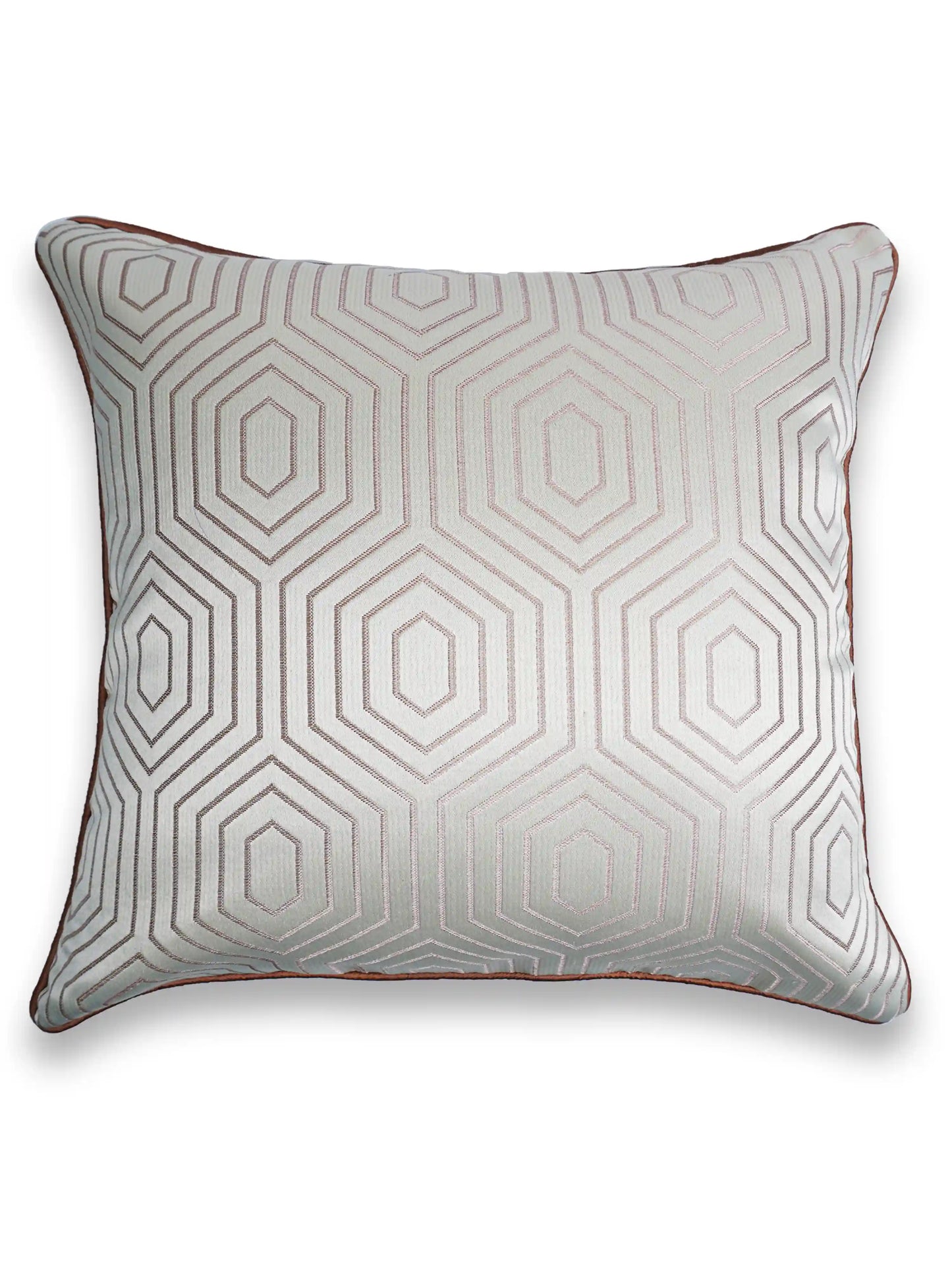 Geometric Pattern Cushion Covers with Hidden Zipper (Set of 5)