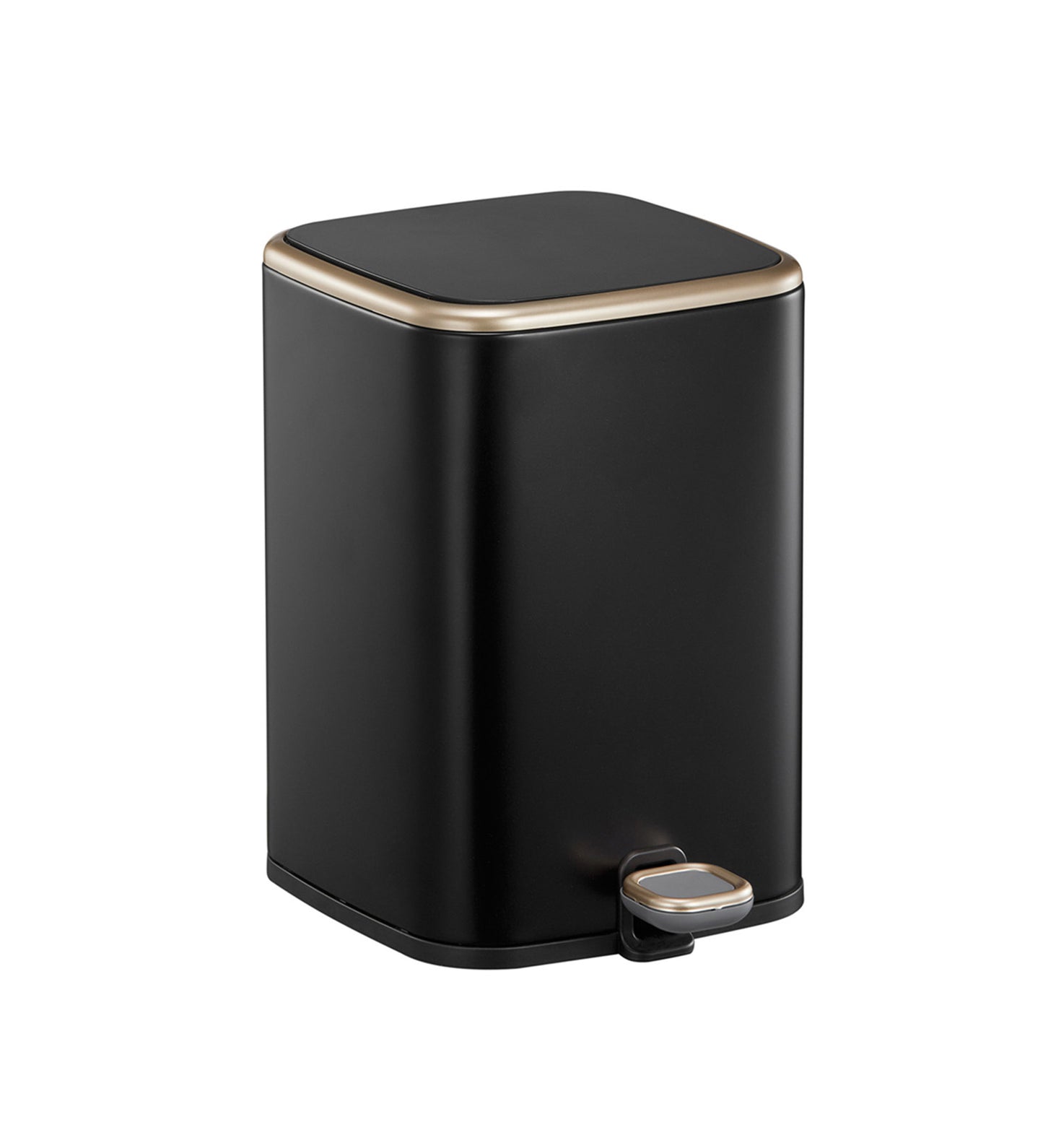 Modern Soft-Close Step Trash Bin – Fingerprint-Resistant, Matte Finish