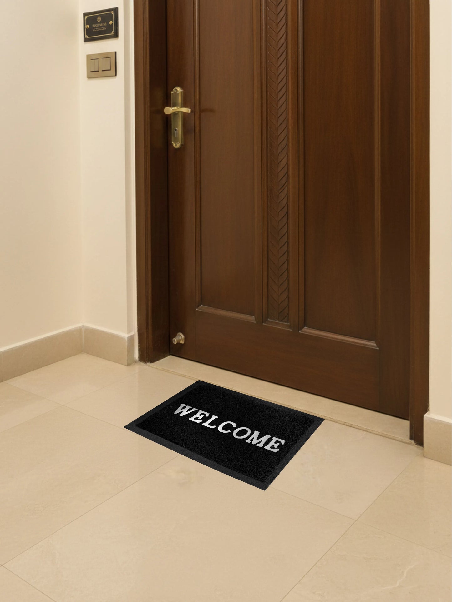 AtoZ Home Decor Premium PVC Noodle Welcome Door Mat