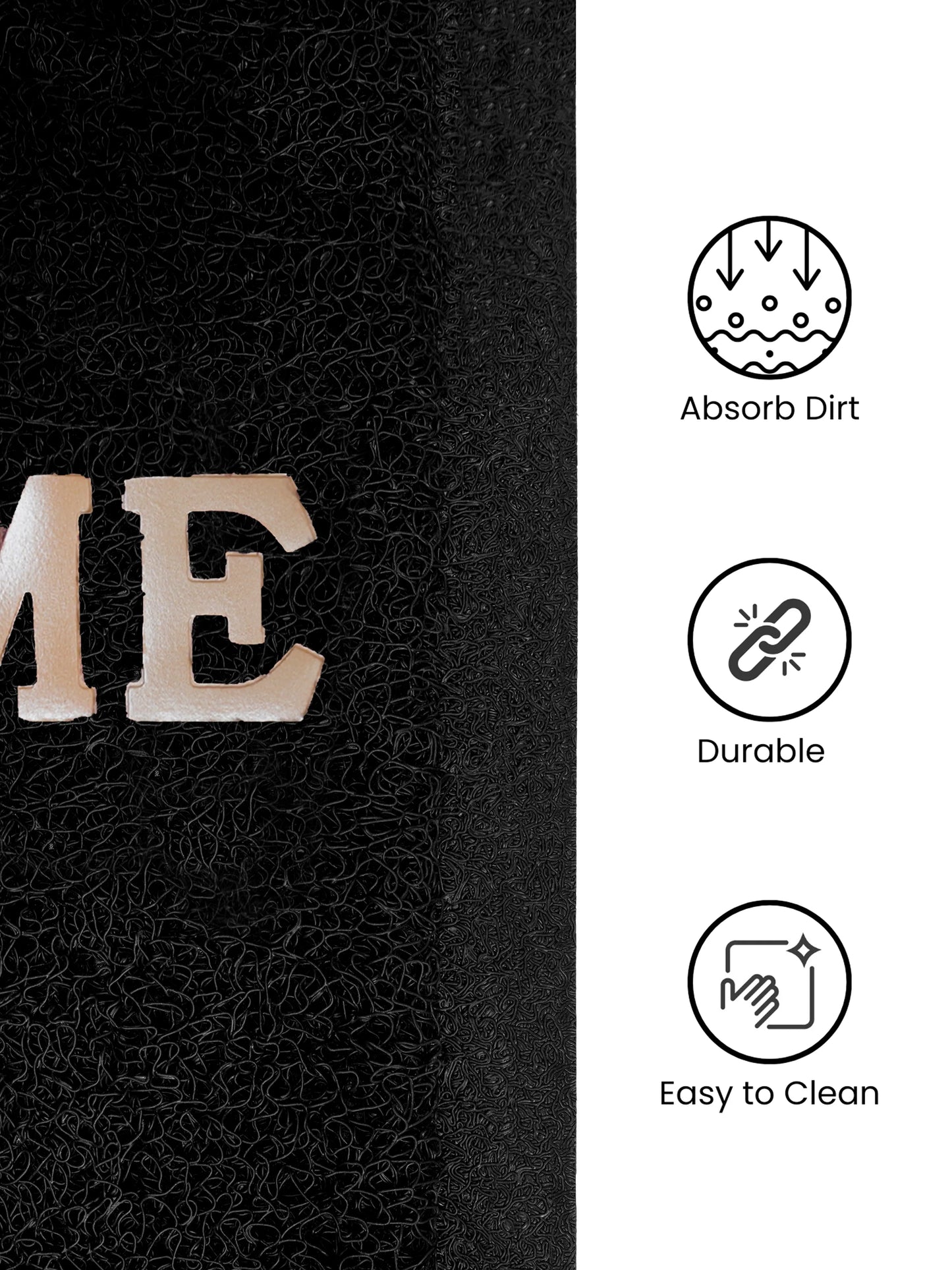 AtoZ Home Decor Premium PVC Noodle Welcome Door Mat