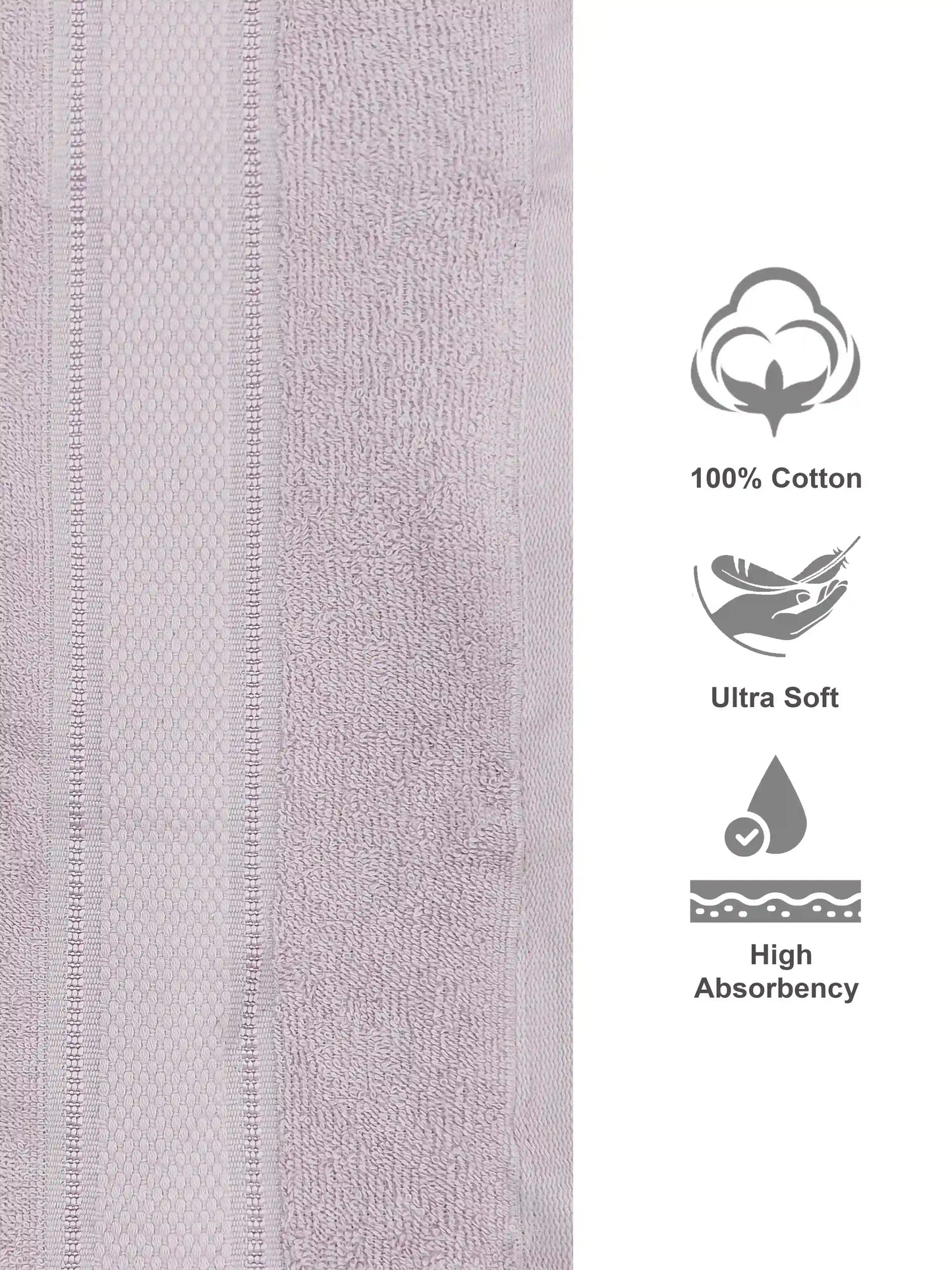 Himeya Classic 100% Cotton Hand Towels | Ultra Soft Set of 2