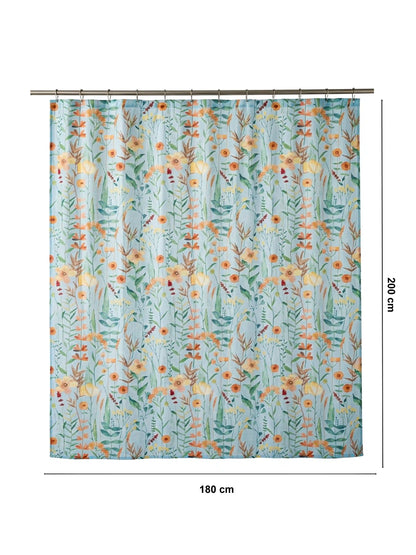 AtoZ Home Decor Waterproof Shower Curtain with Hooks (Multi-Pattern Collection)