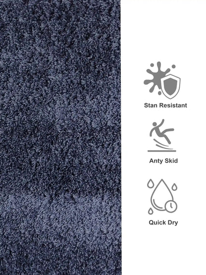 AtoZ Home Decor Luxury Solid Bath Mat | Anti-Skid & Quick-Dry (40 x 60 CM)