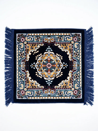 Atoz Home Decor Traditional Square Pooja Aasan Mat | 20x20 Inch | Multiple Colors.