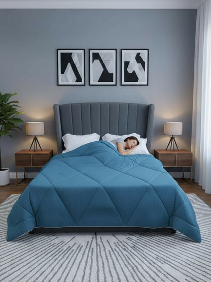 Star Collection Reversible Double Bed Comforter (230x275 cm)