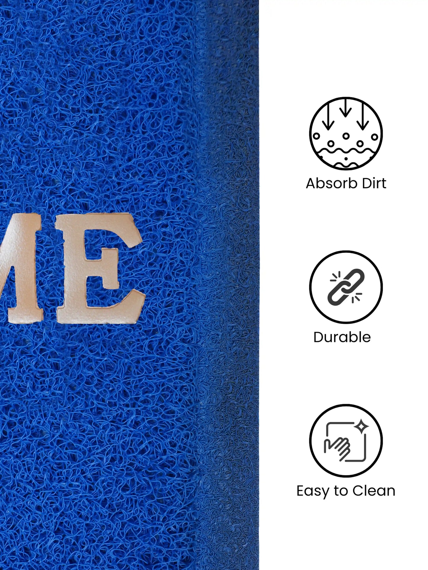 AtoZ Home Decor Premium PVC Noodle Welcome Door Mat