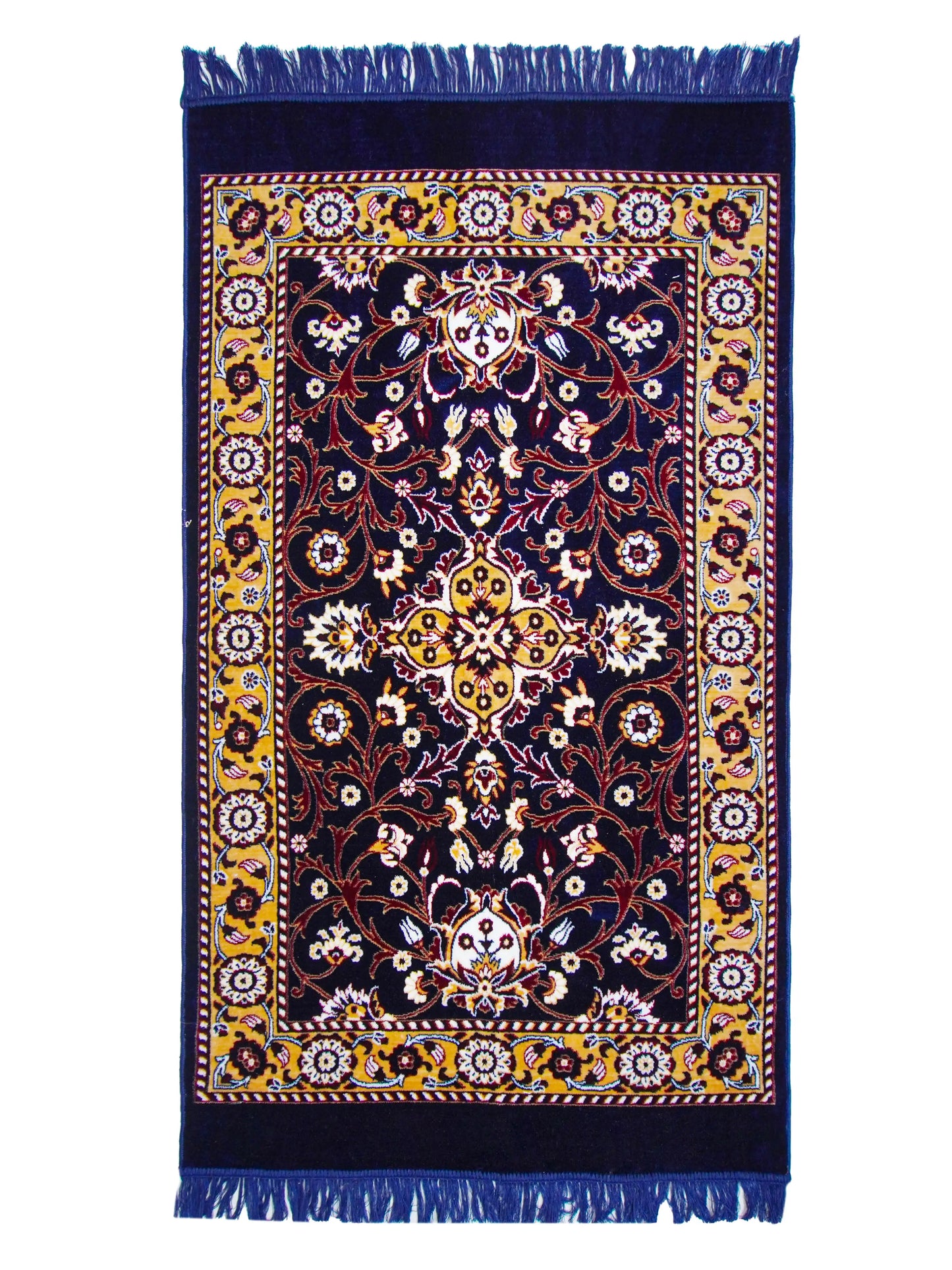 AtoZ Home Decor Machine-Made Velvet Carpet – Traditional Collection (2.5 ft x 5 ft)